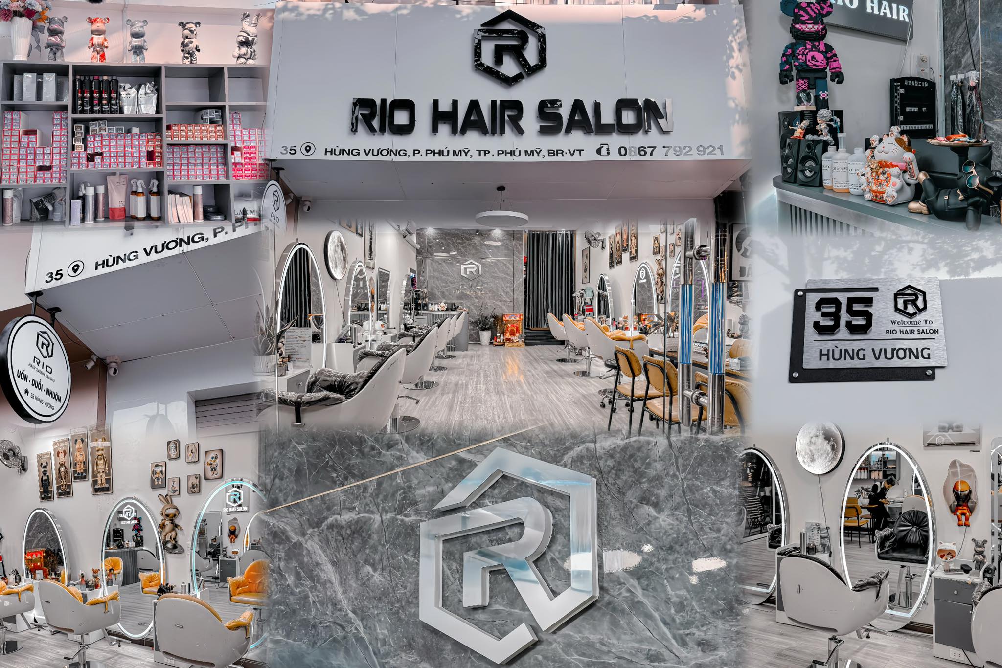 RIO Hair Salon - 35 Hùng Vương TP Phú Mỹ Bà Rịa Vũng Tàu