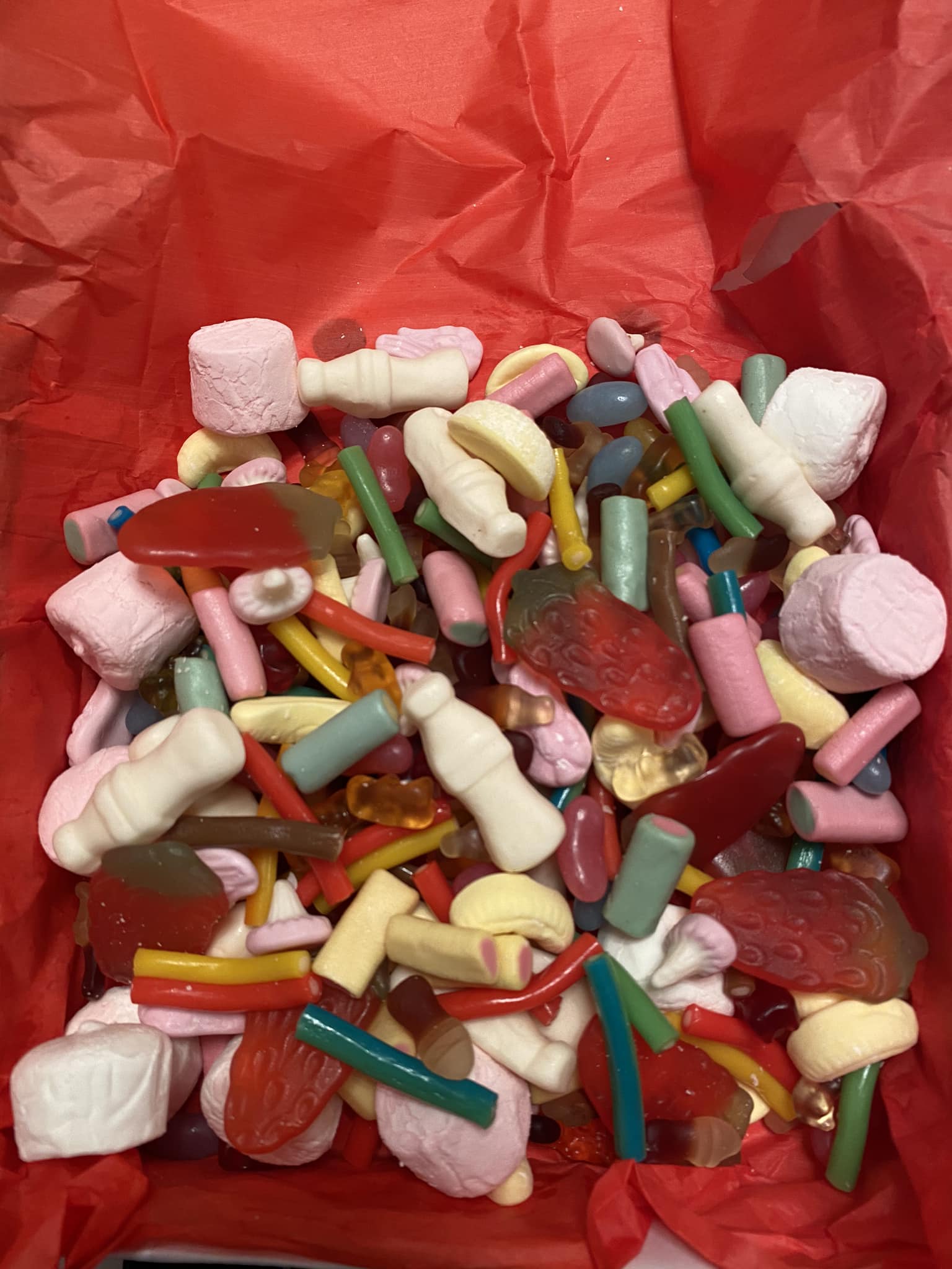 Sweet - 10 varieties of sweets, picked and packed ready for collection ...