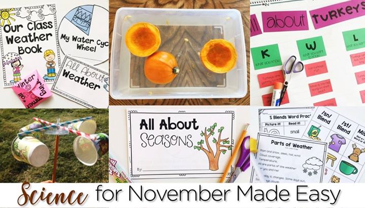 Mrs. Richardson's Class - 🍂November science is here and FULL of fun! It ...