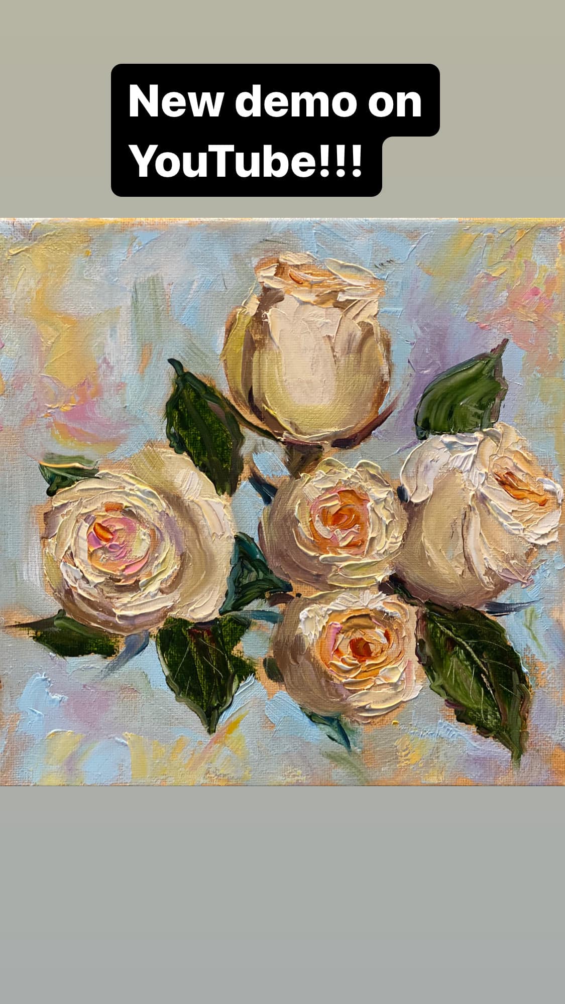 Rose study for today, oil on board, 6 x 8, 3 hours.