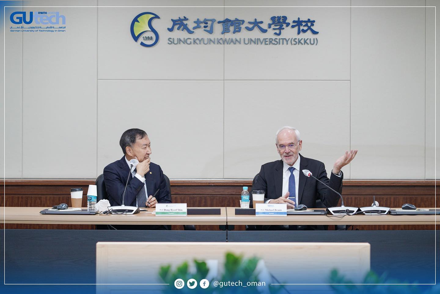 GUtech - - Prof. Michael Braun, Rector of the German... | Facebook