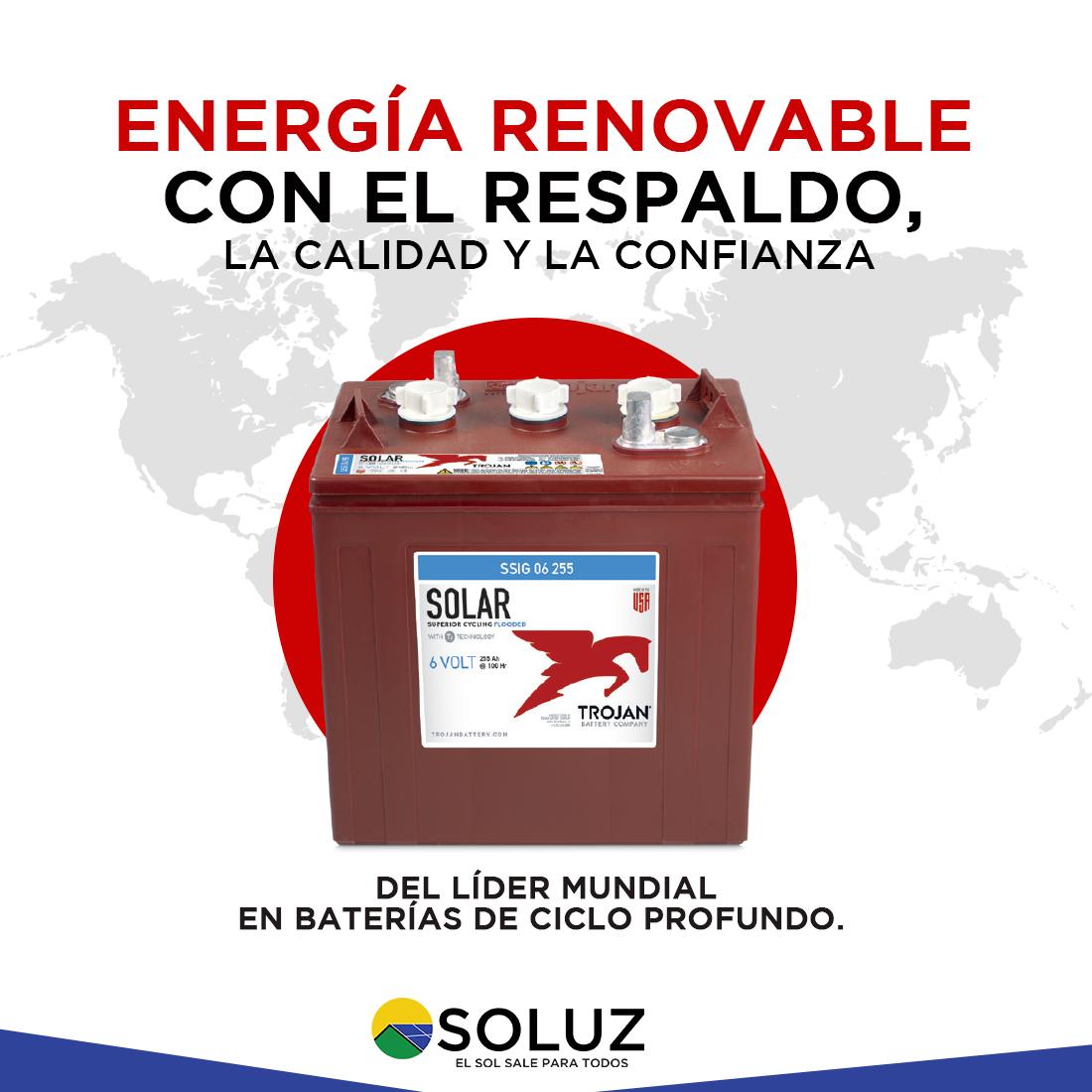 SOLUZ HONDURAS - Baterías #Trojan: Energía renovable con... | Facebook