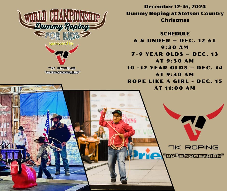 World Championship Dummy Roping For Kids