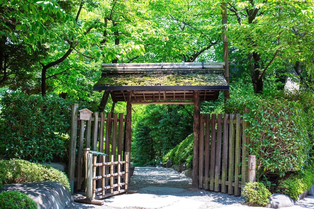Kidomon”, the entrance to the Japanese garden. This gate marks the