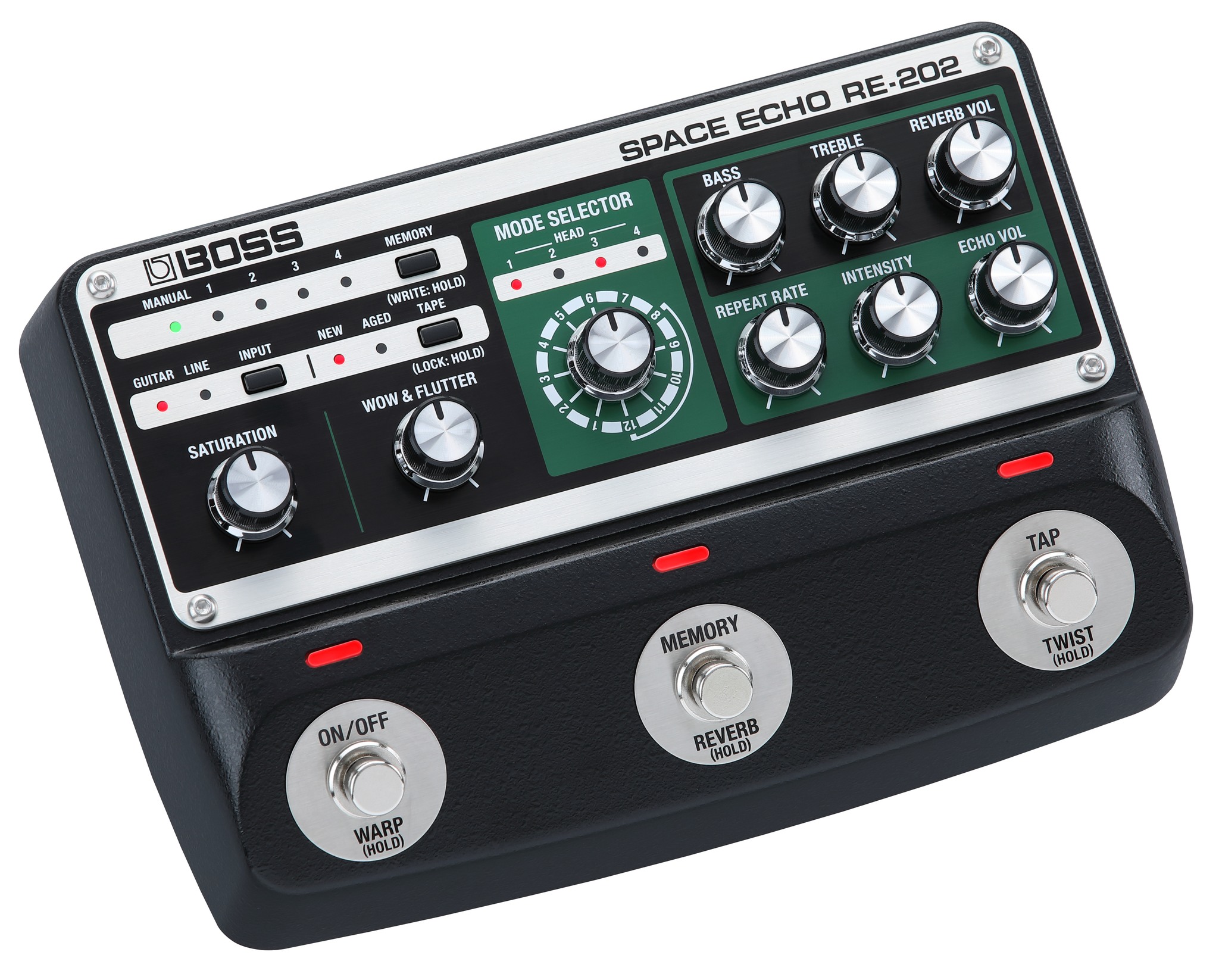 Space Echo pedal comparison: Boss RE-2 vs Nux NDD-7
