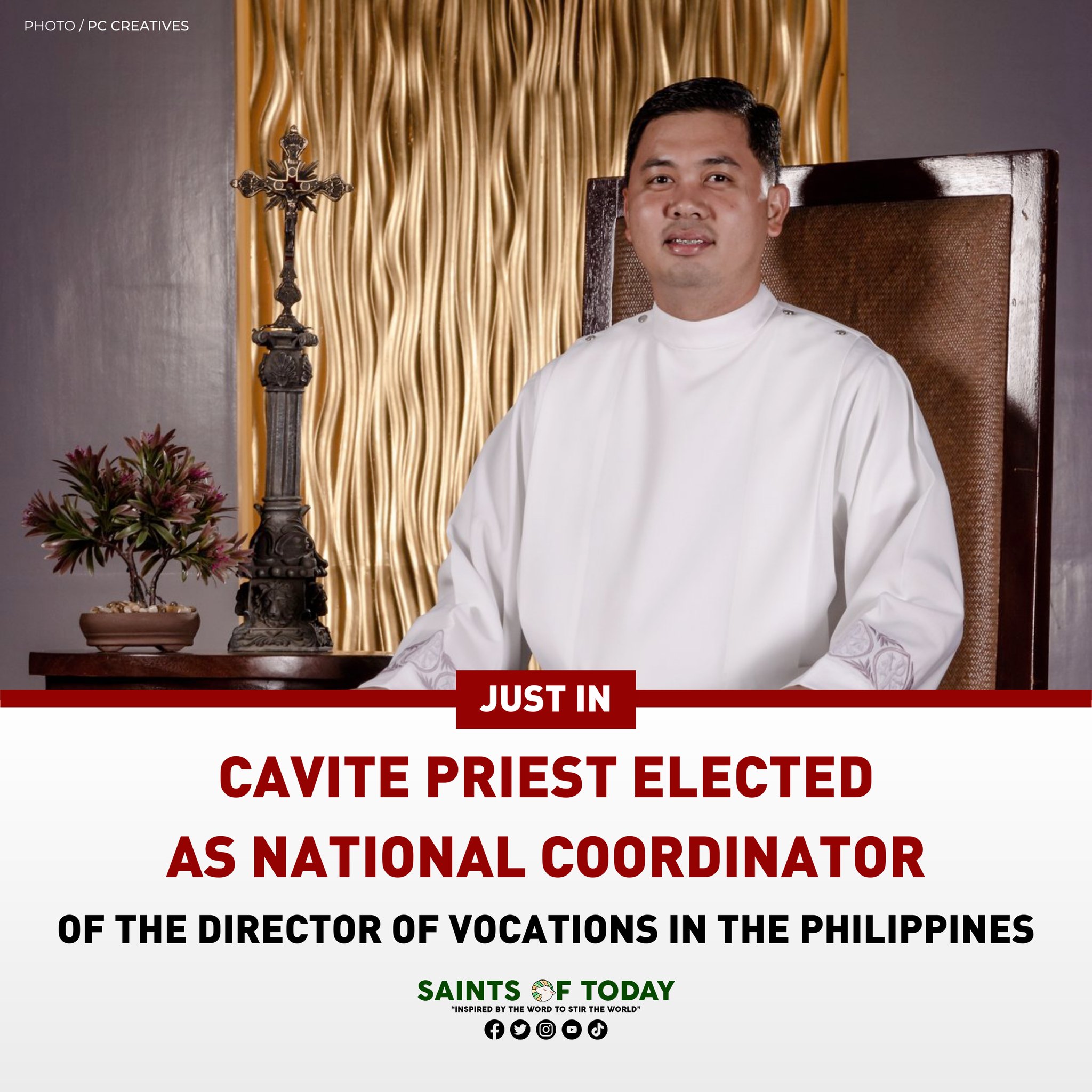 Saints - JUST IN | Cavite priest elected as National Coordinator of the ...