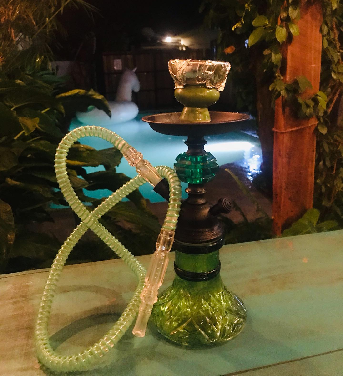 Shisha by the pool ️ Our Shisha... - Double Mango Villa