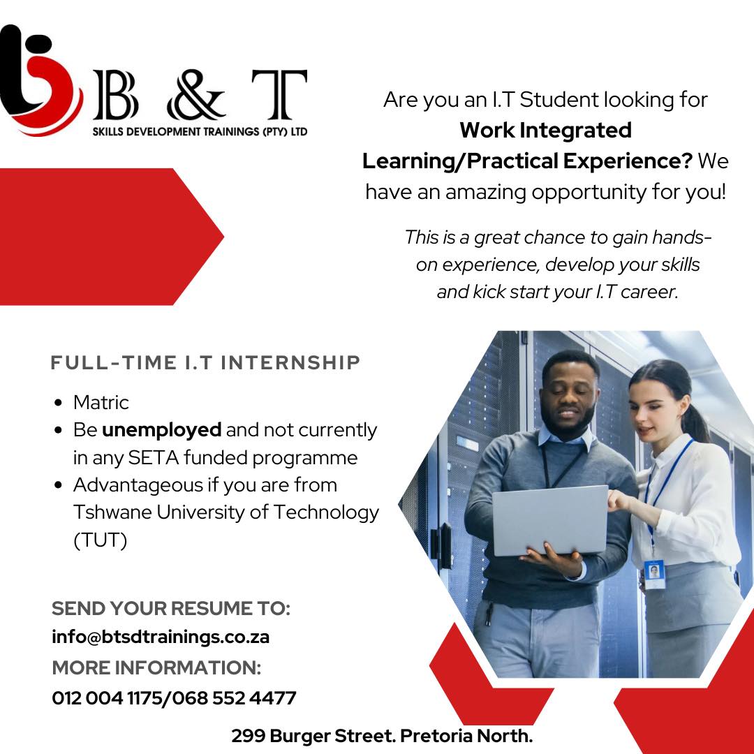 B and T Skills Development Trainings | Pretoria