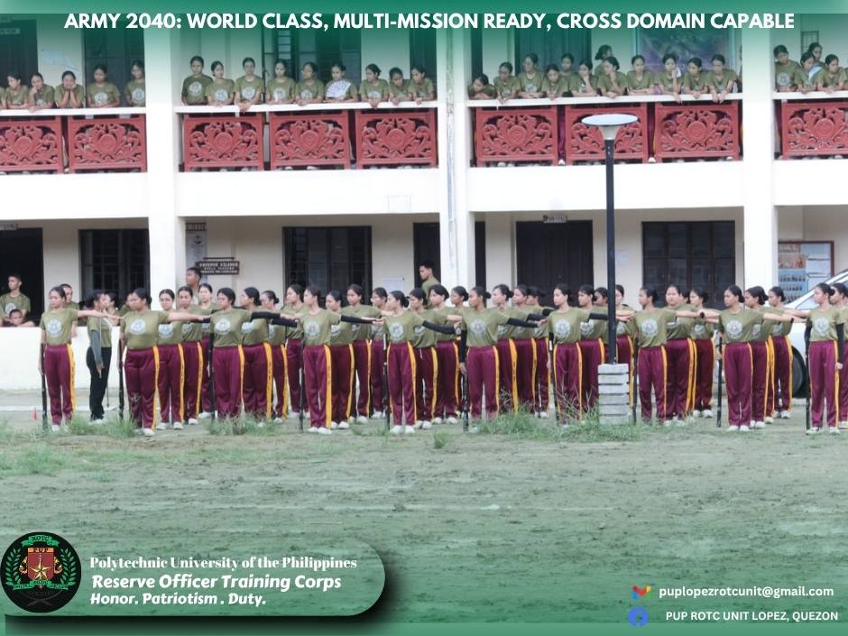 PUP ROTC Unit Lopez, Quezon... - PUP ROTC Unit Lopez, Quezon