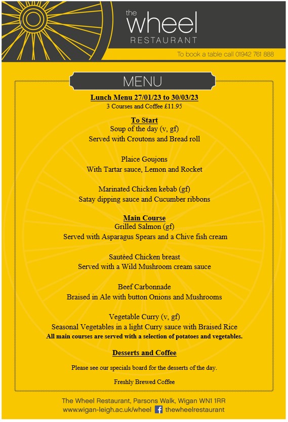 The Wheel Restaurant | Wigan