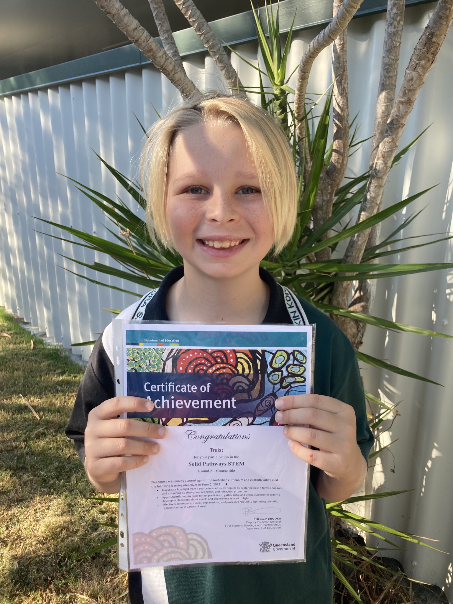 Congratulations Traist on his... - Kin Kora State School