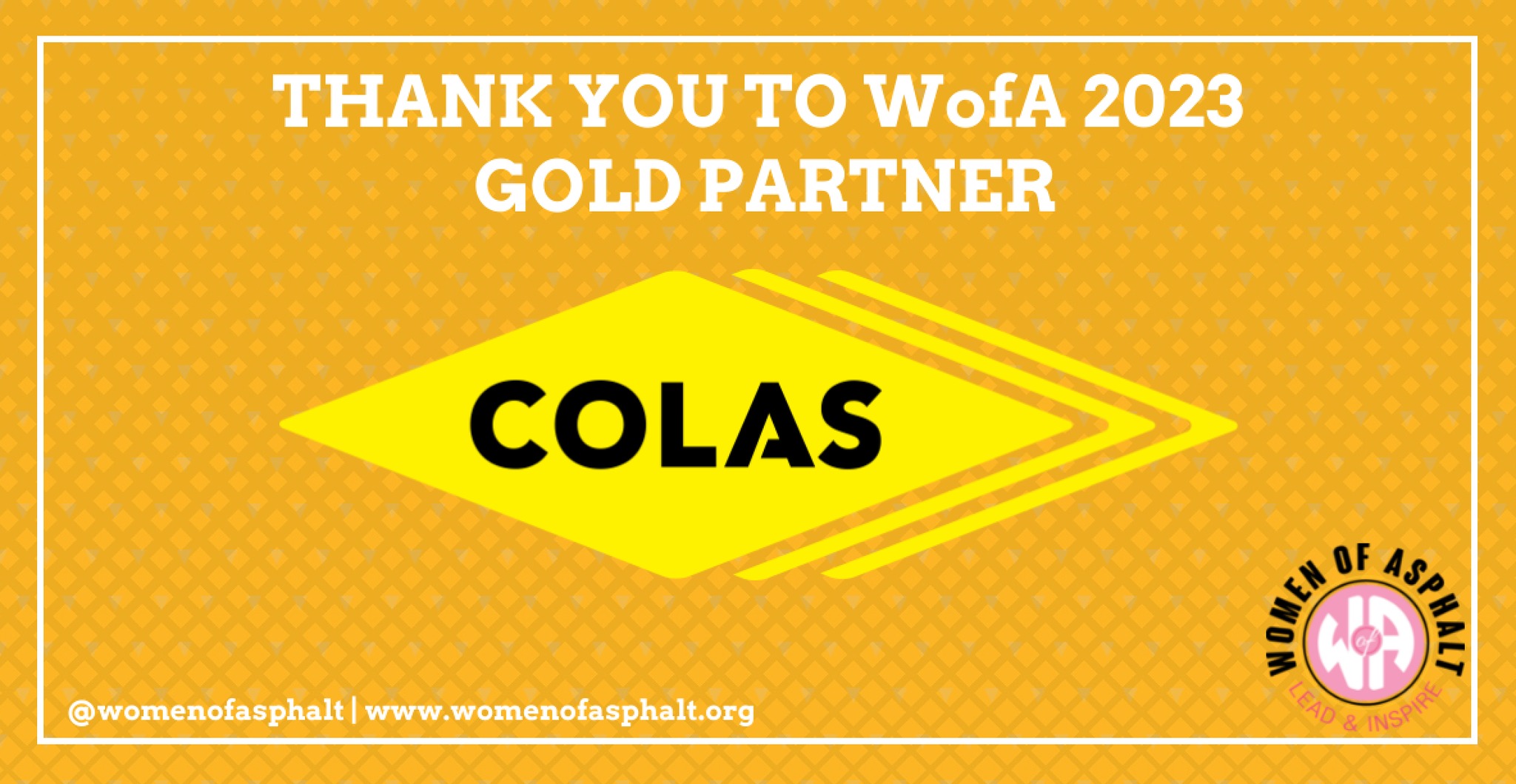 Colas USA - Colas USA is proud to be a Gold Sponsor of... | Facebook