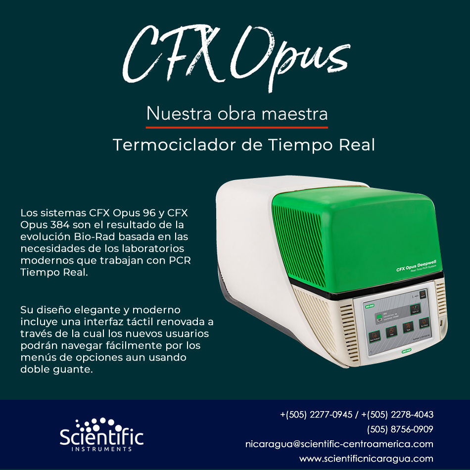 CFX Opus... - Scientific Instruments S.A. - Nicaragua | Facebook