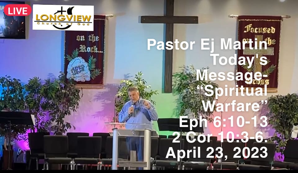 Longview COG - Our guest speaker today is Pastor E.J....