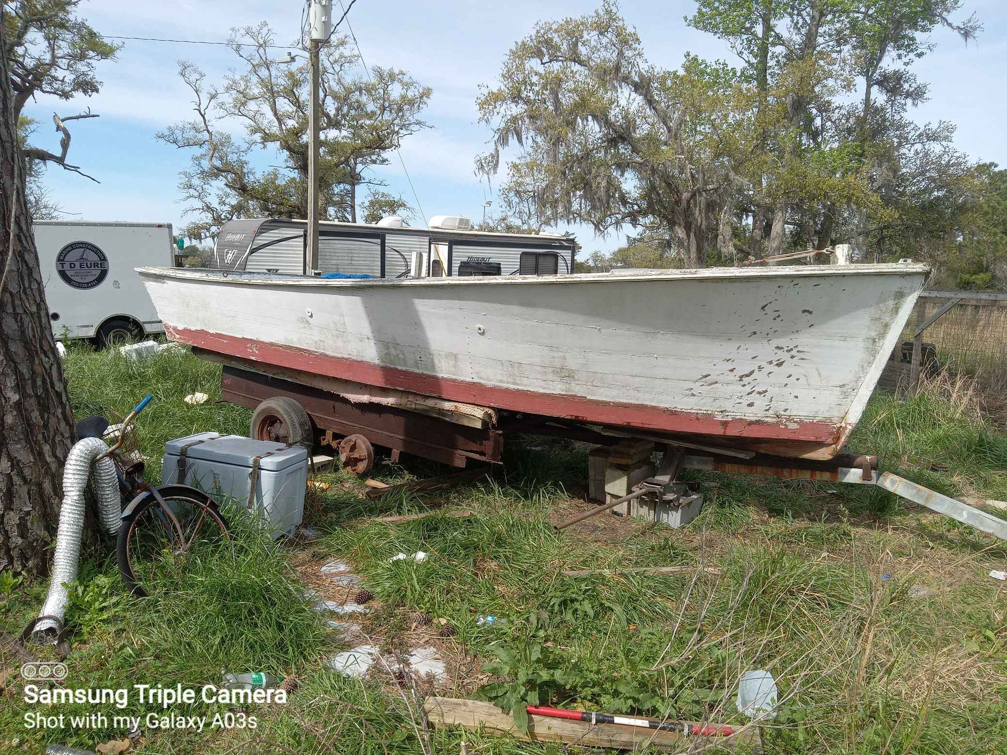 1974 Harkers Island skiff Work boat Boats Atlantic, North Carolina Facebook Marketplace
