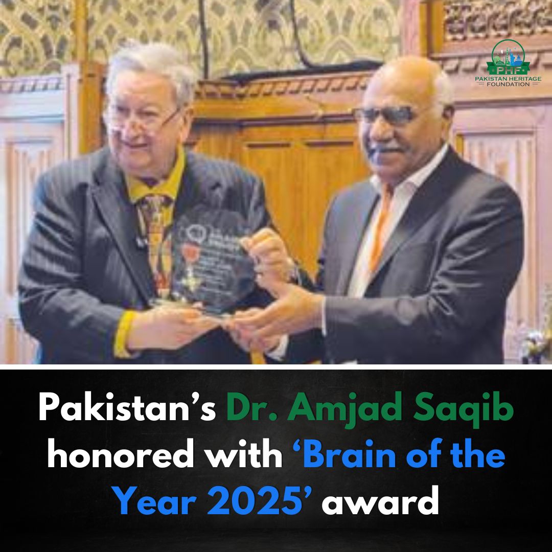 Pakistan - Dr. Amjad Saqib Honored with ‘Brain of the Year 2025’ Award ...