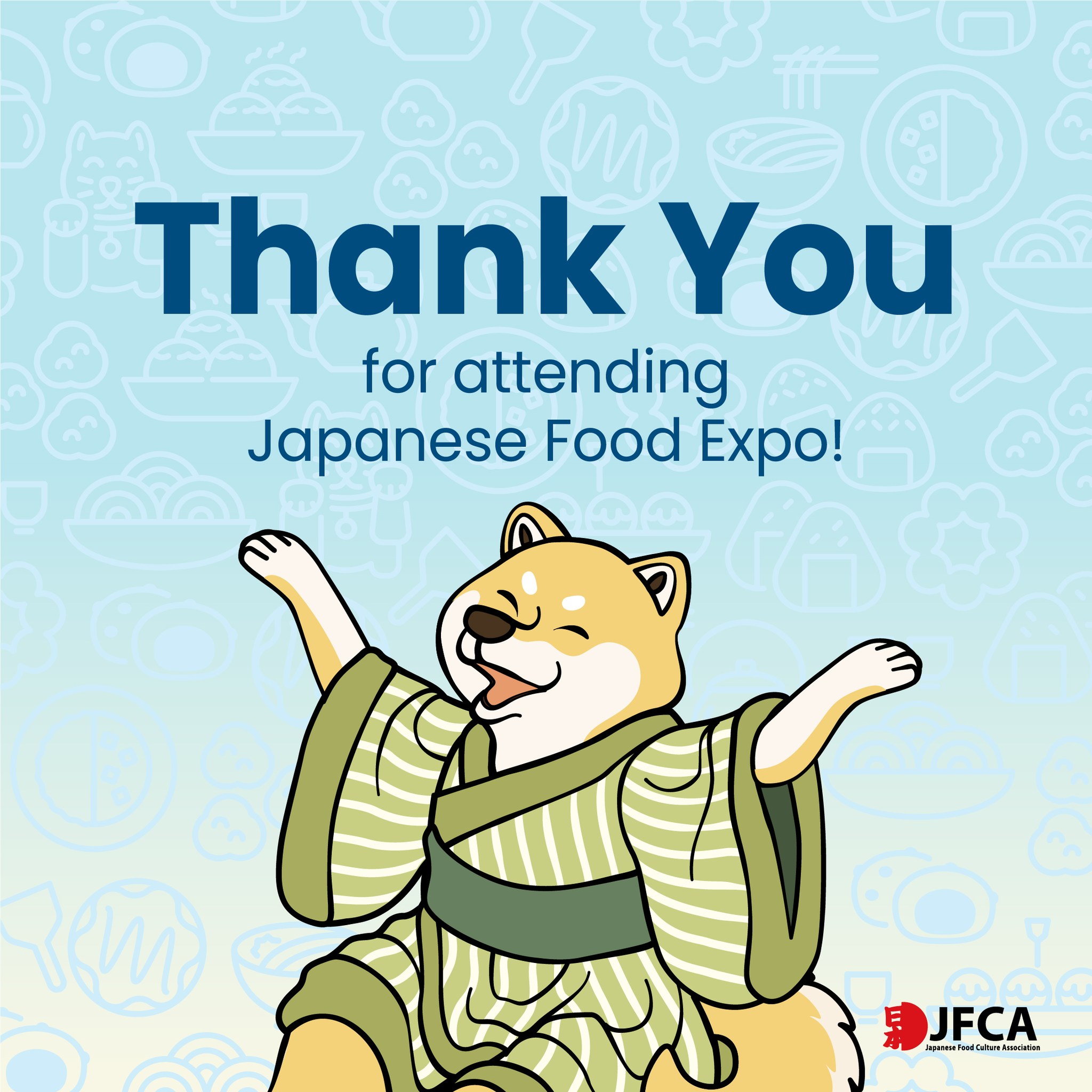 Japanese - Thank you for attending the Japanese Food Expo in Los ...