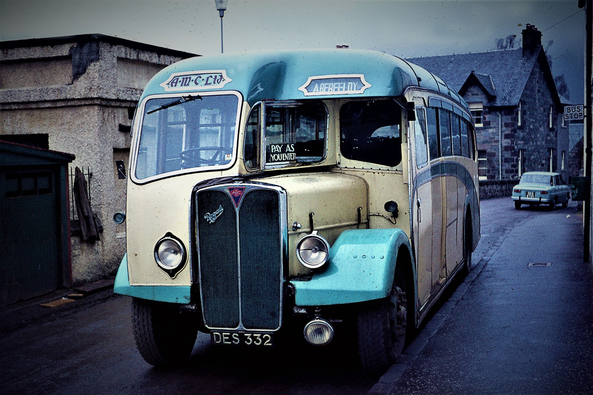 John - Aberfeldy Motor Coaches Plaxton C33F bodied AEC Regal 111 model ...