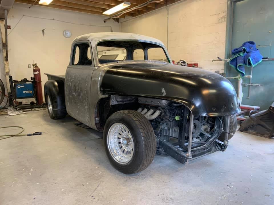 Kevin v’s 1950 Chevy bigblock air ride build | Chilliwack BC