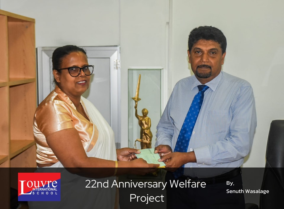 Louvre - LOUVRE INTERNATIONAL SCHOOL made a financial donation to ...