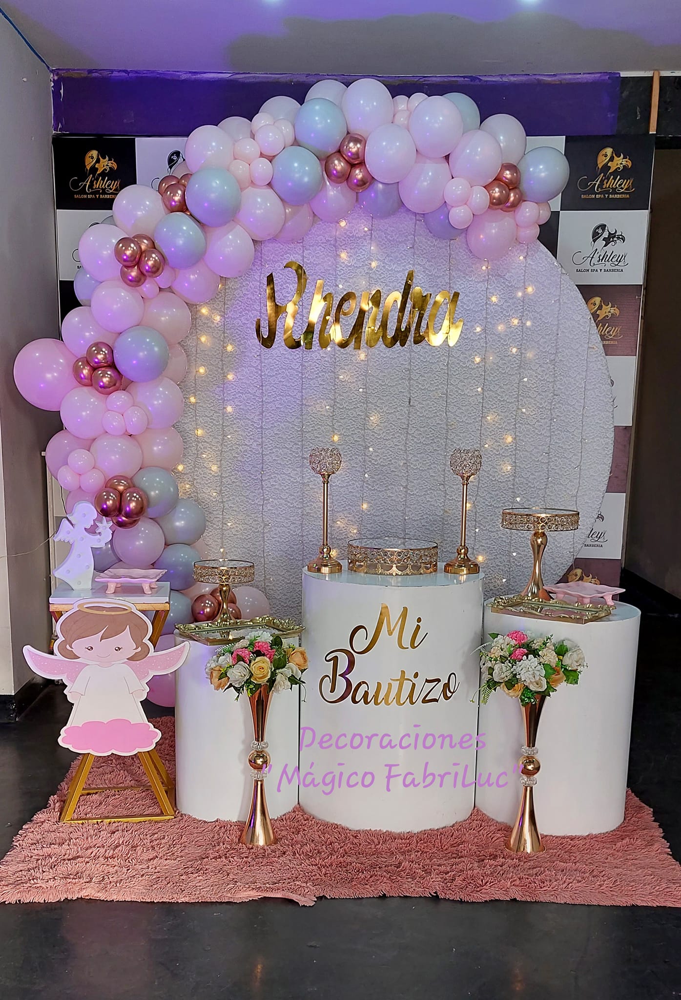 🎀 Decoración para Bautizo... - Decoraciones "Mágico FabriLuc"