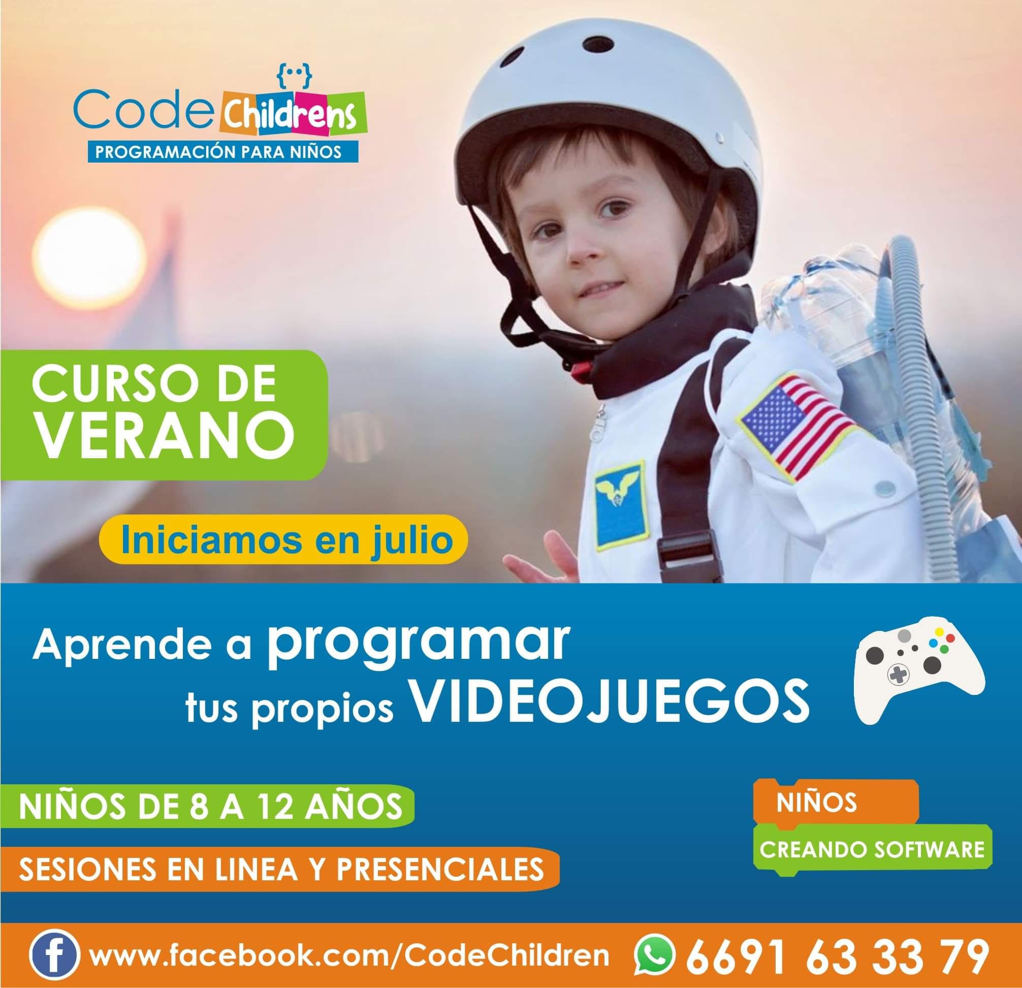 CodeChildren - 📢Este verano aprende a PROGRAMAR tus propios VIDEOJUEGOS ...