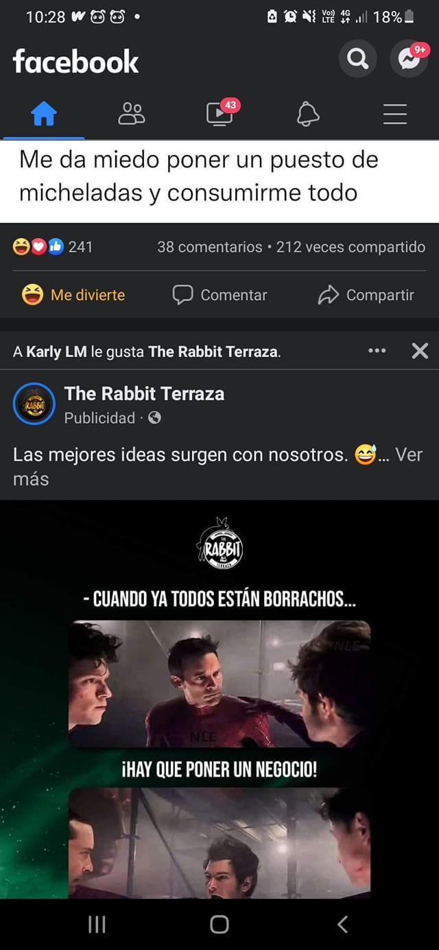 The Rabbit Terraza - Las mejores ideas surgen con nosotros. 😅 *Recuerda ...