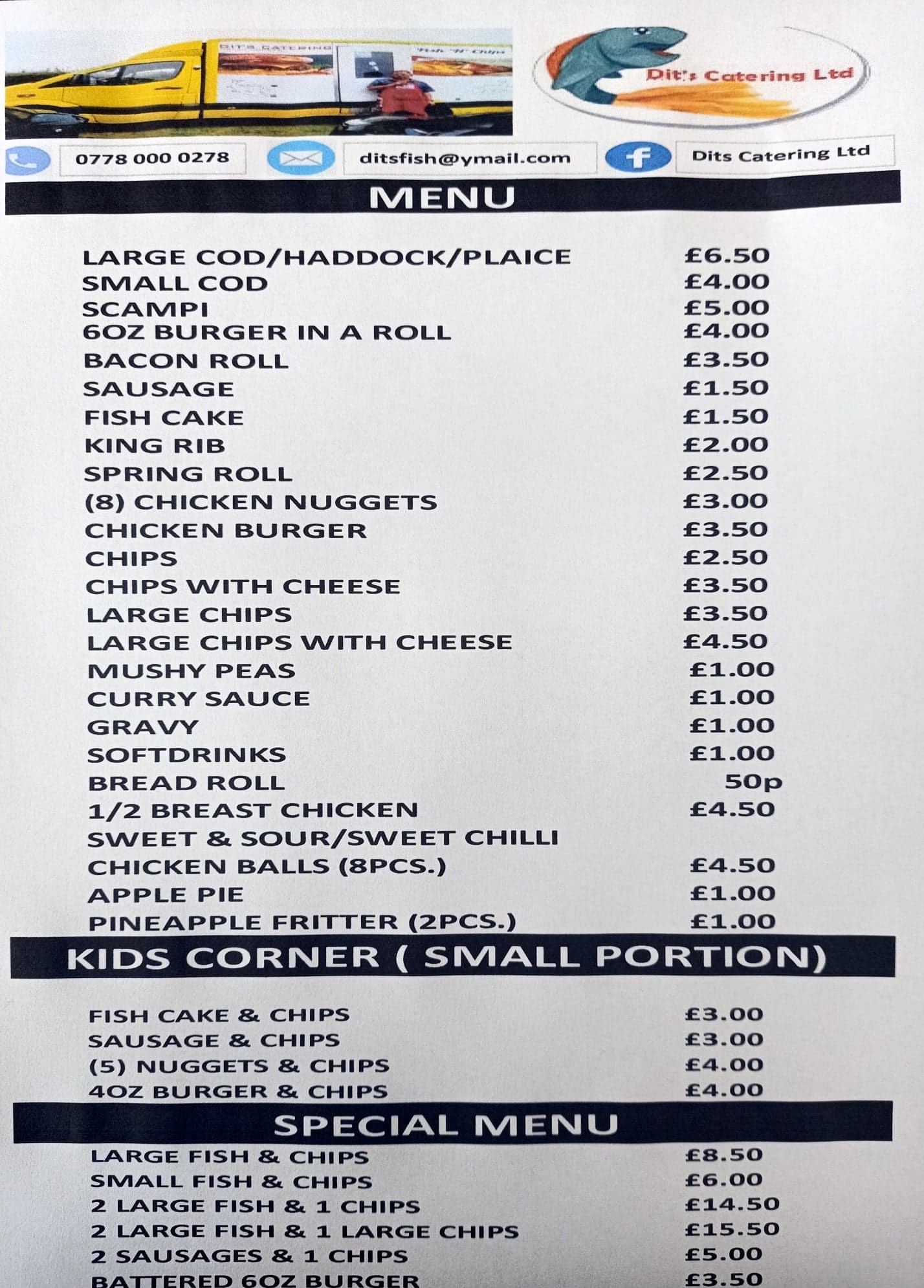 Dit's Catering Ltd | Swaffham