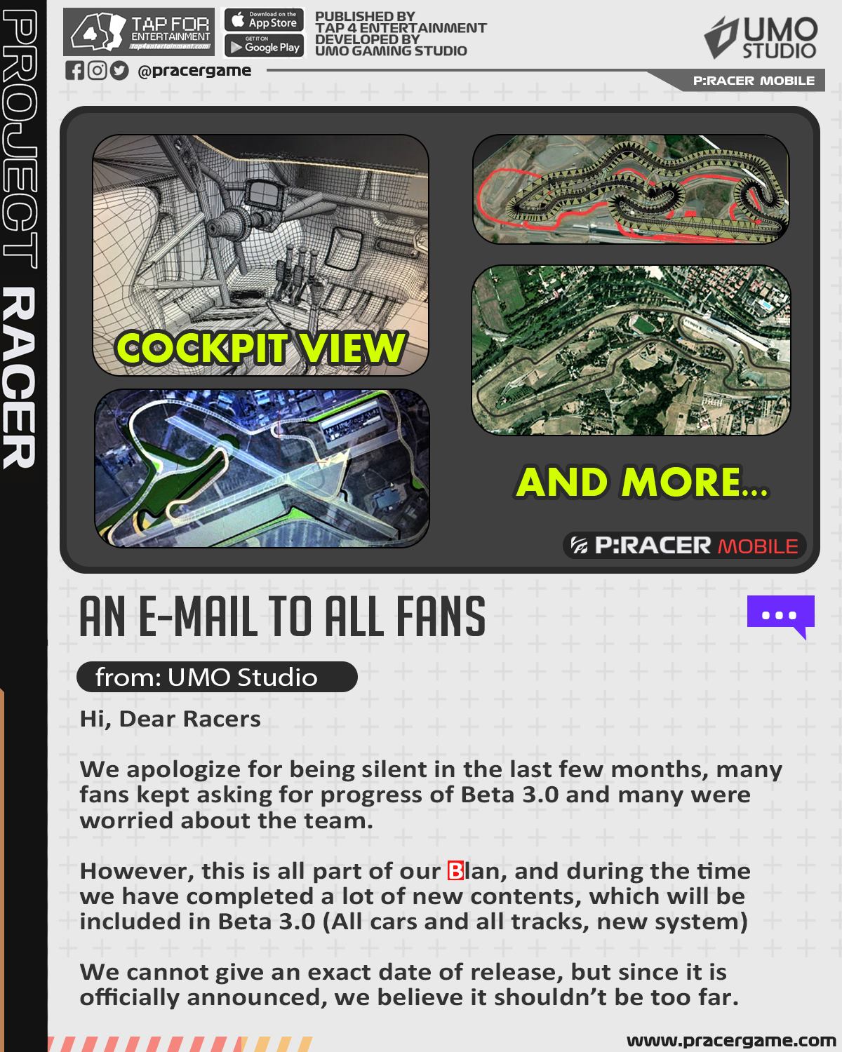 Project Racer - the game