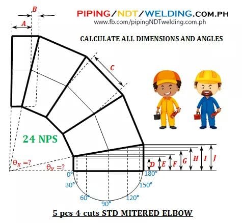 How to fabricate Mitered Elbow? 😊 - Piping/NDT/Welding.com.ph