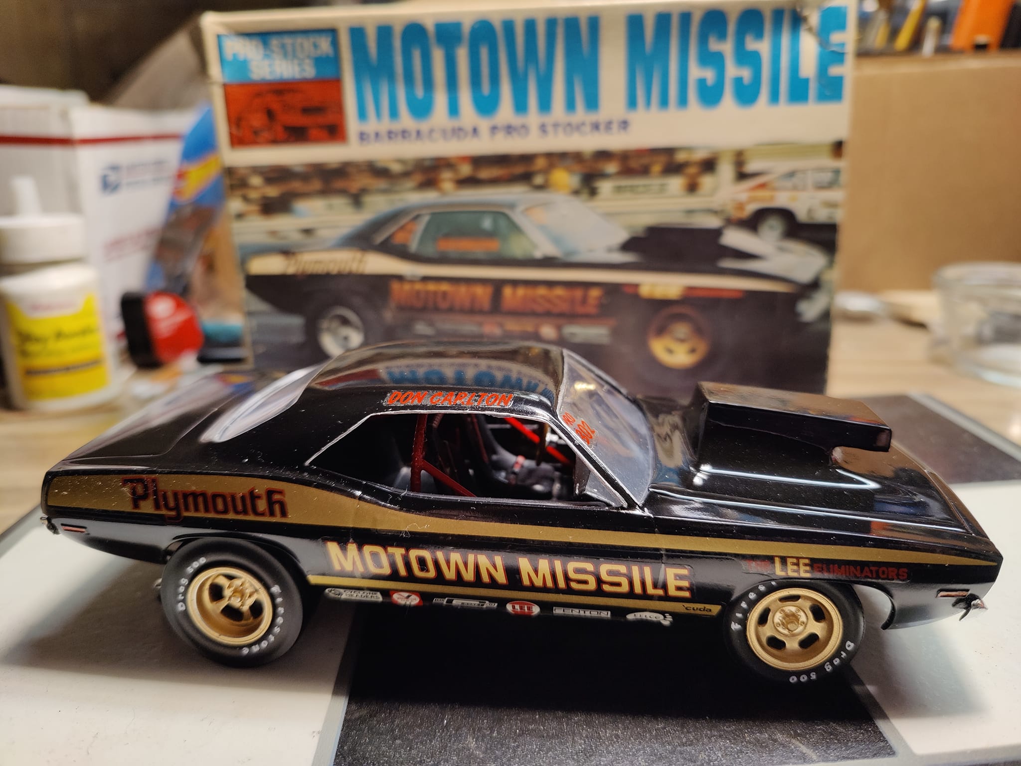 1972 Motown Missile Plymouth Cuda Pro Stock. In memory of the late