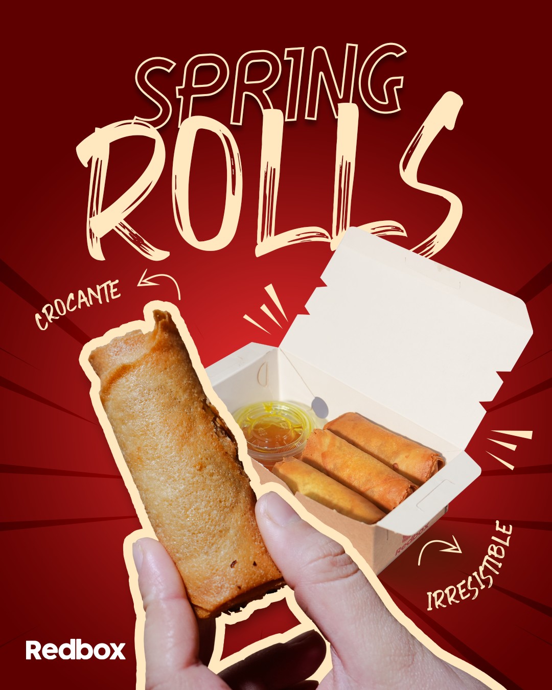 Redbox - ¡El toque perfecto para tu combo Red Box! Unos #SpringRolls ...