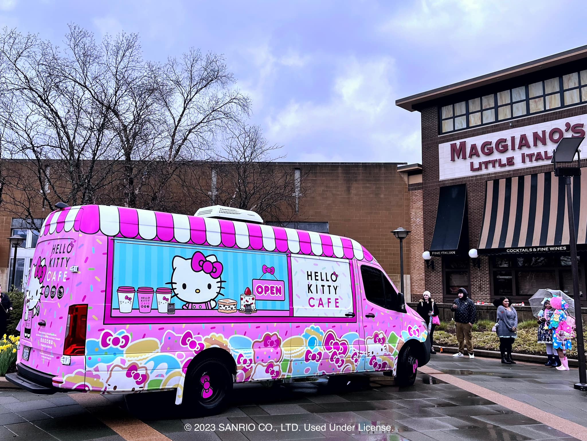 Good morning, #Paramus! The #HelloKittyCafeTruck is here at