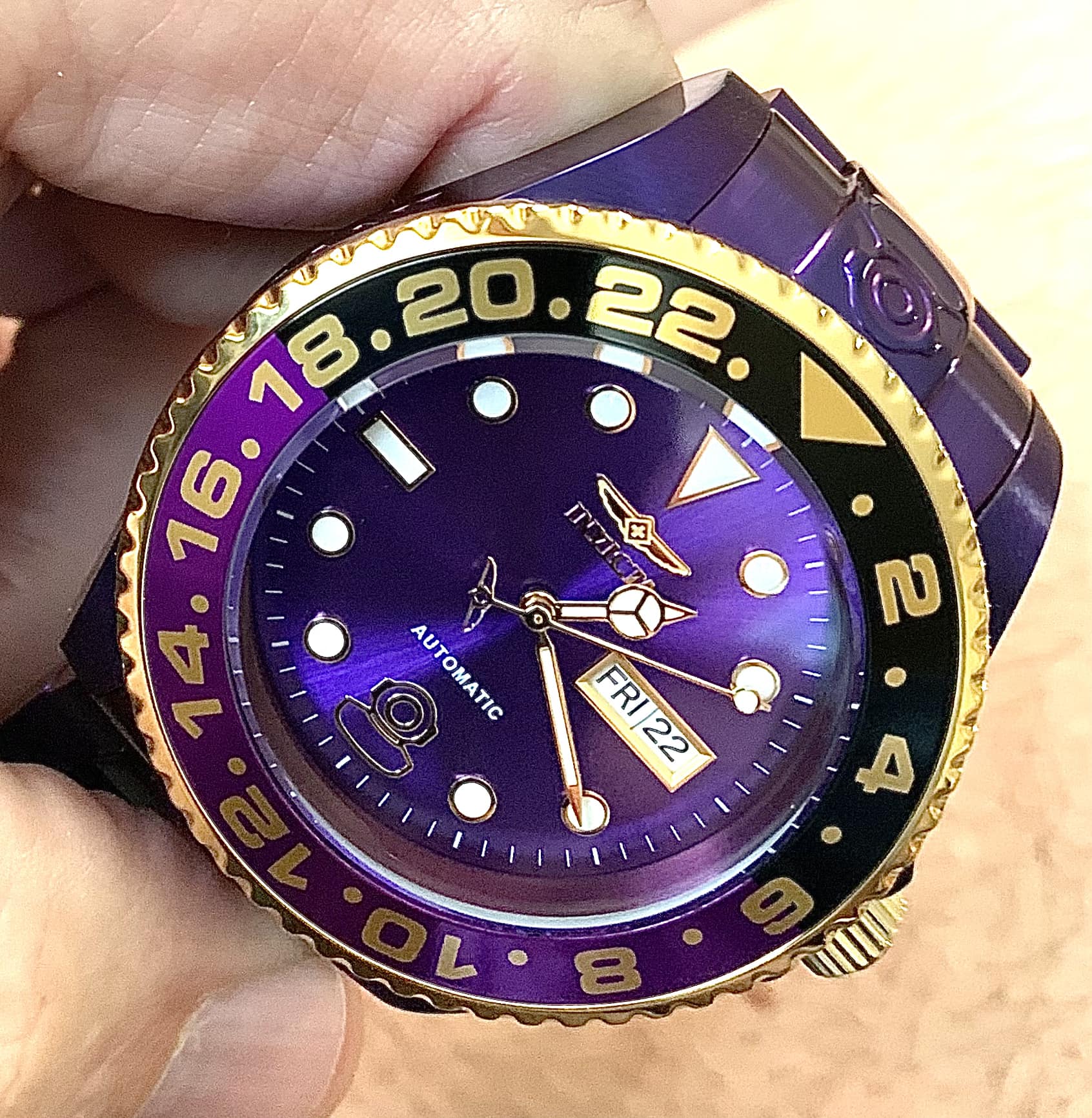 Invicta 48593 Grand Diver Chronograph Miami Edition, VD57 Movement