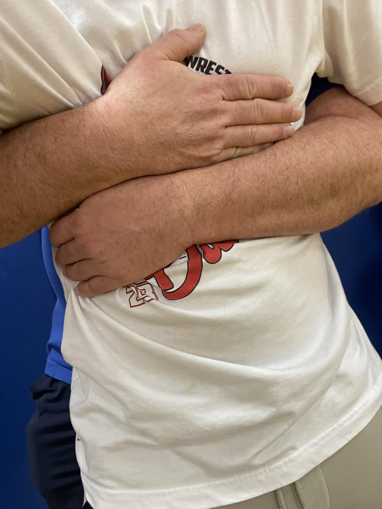 Interpretation of locked hands rule in wrestling