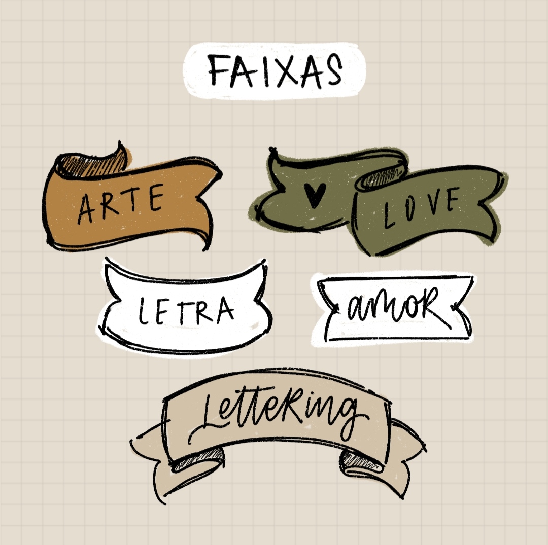 Tudo Escrito - 5 Formas de desenhar Faixas para você se...