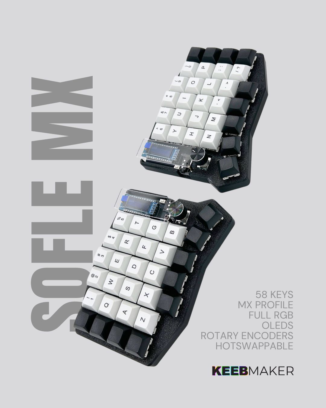 KeebMaker - 💪 More keys, more control. The Sofle MX is the ultimate ...