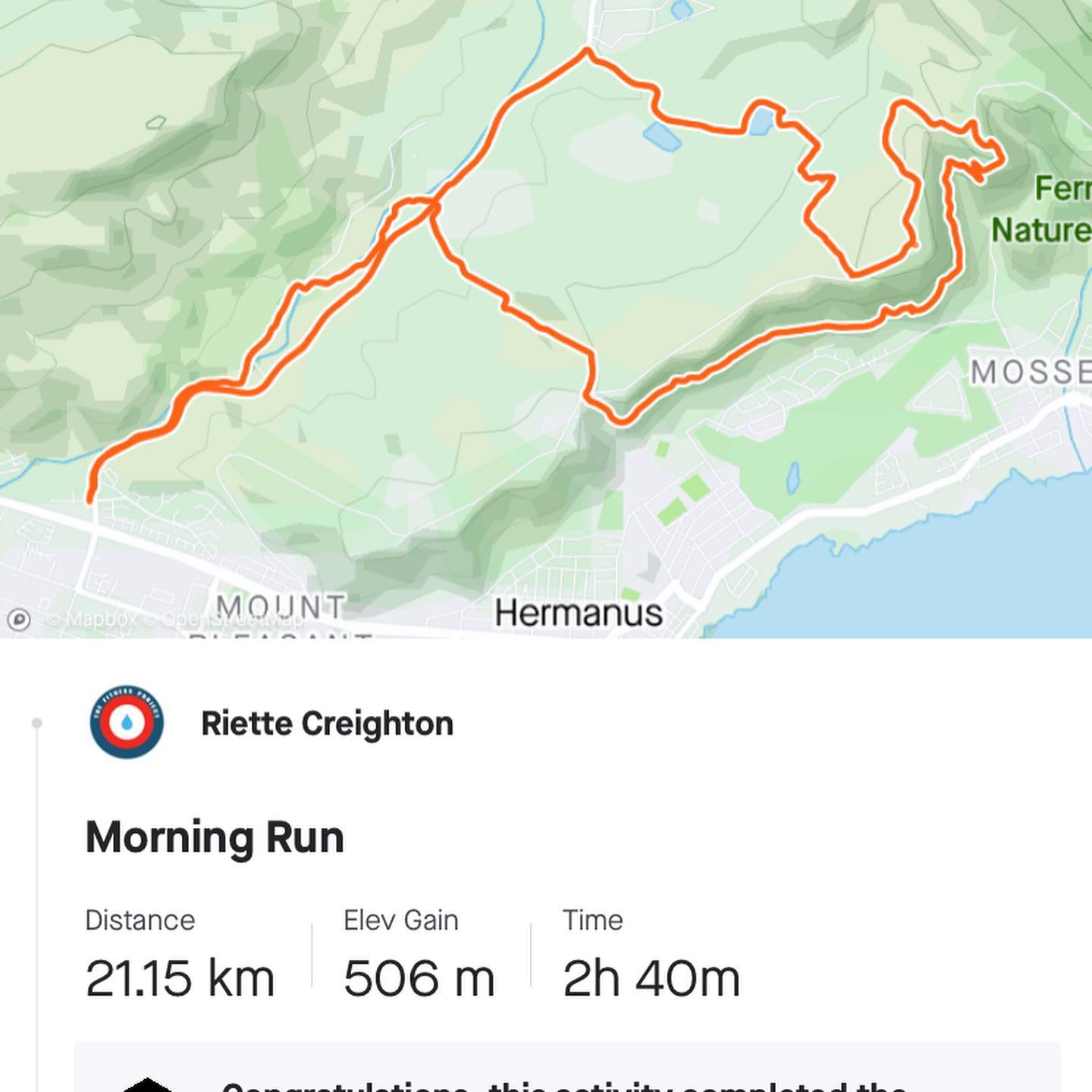 Beautiful run with hubby and... - The Fitness Project SA