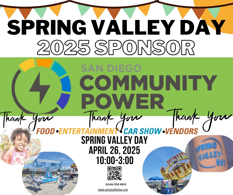 Spring - Thank you for being a 2025 Sponsor! https://sdcommunitypower ...