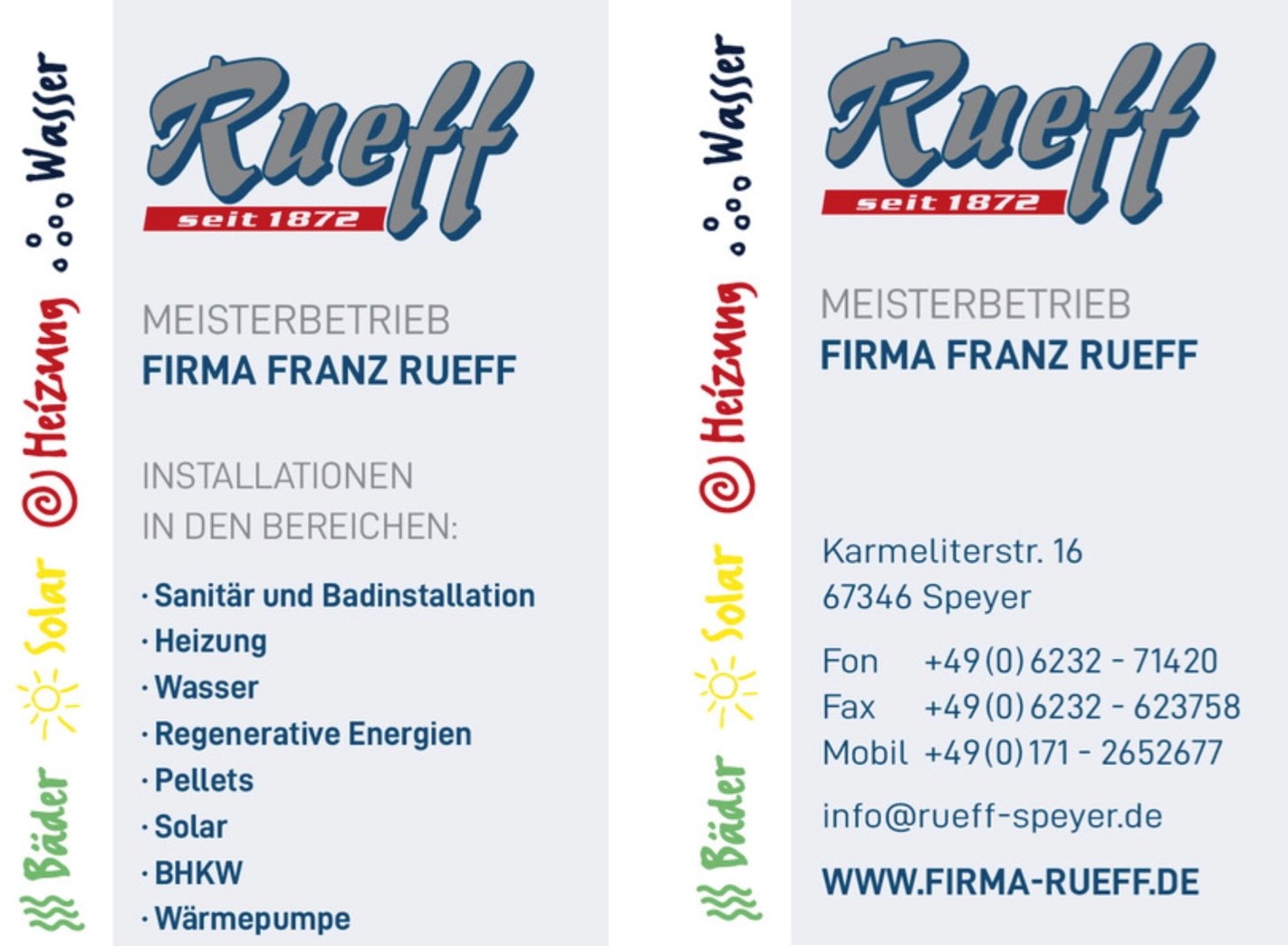 Franz Rueff - Sanitär | Speyer