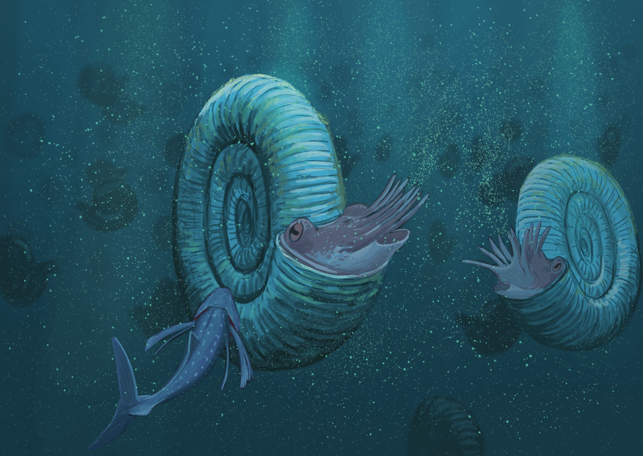 WORLD OF PREHISTORIC CREATURES | Titanites mass spawning | Facebook