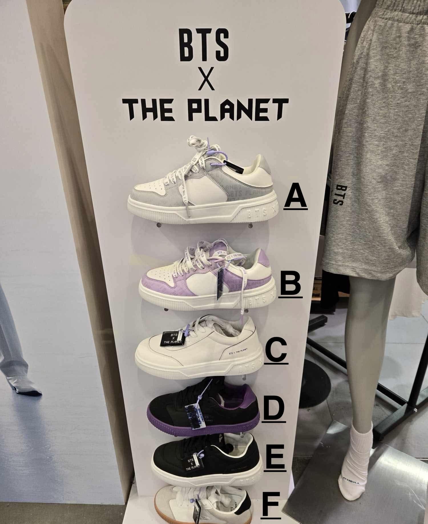 PRE-ORDER ✨ BTS x The Planet shoes Sale Price: Php 5,650 All