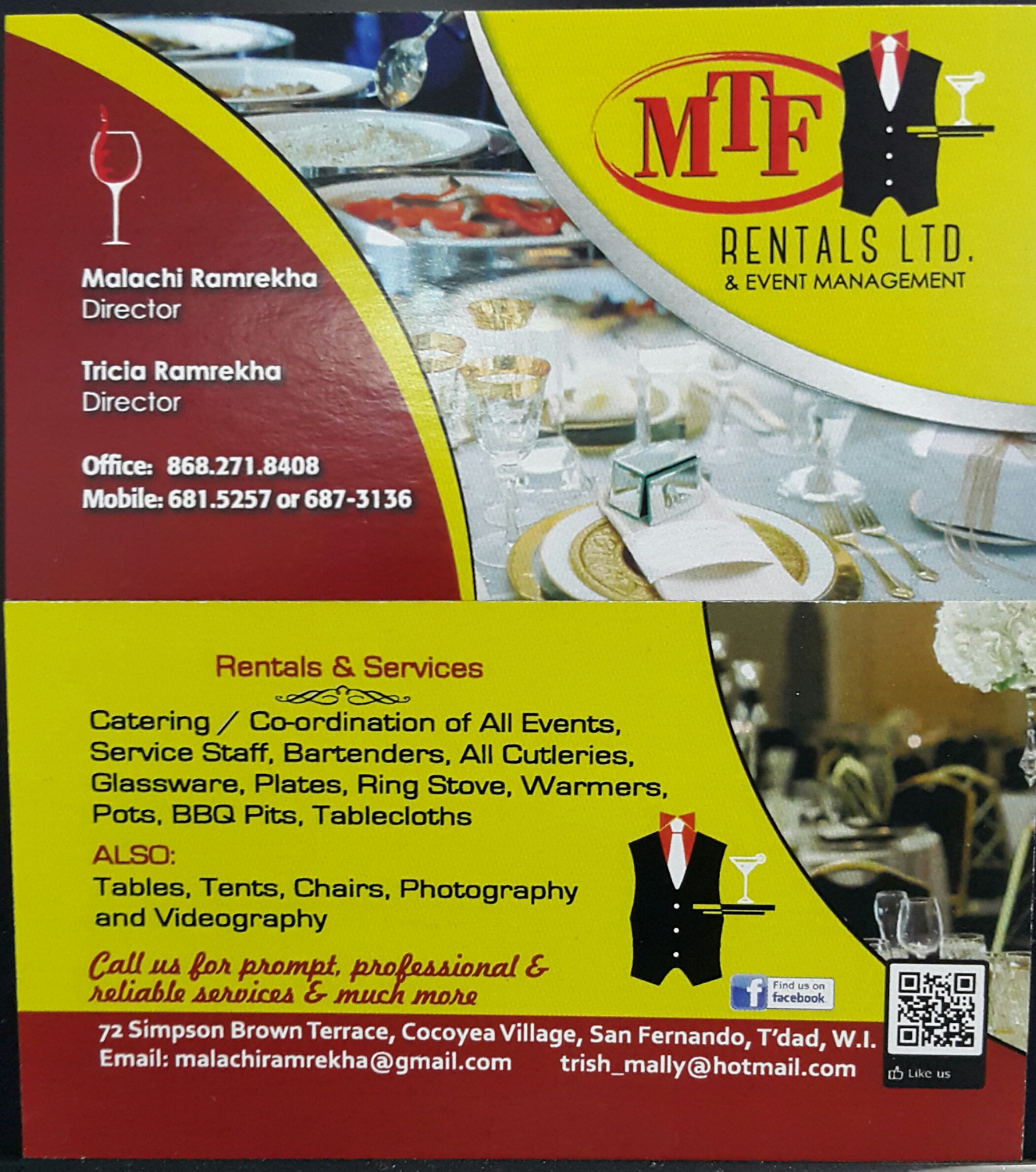 MTF Rentals Ltd. | Fyzabad