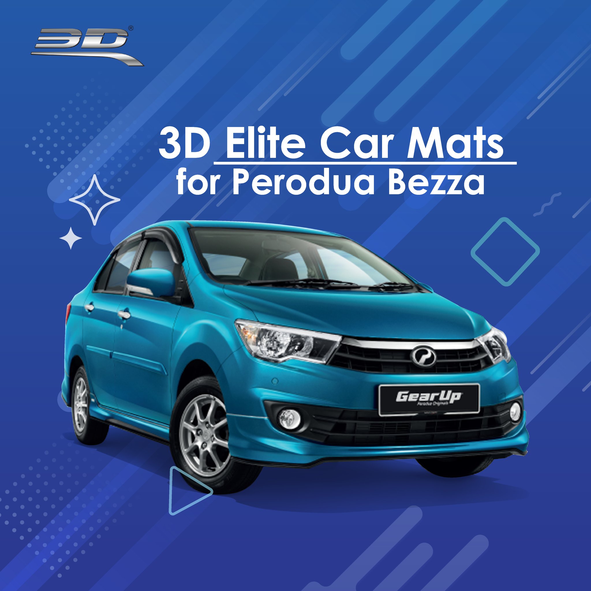 The 3D ELITE Car Mat on Perodua Bezza... - 3D Mats Malaysia