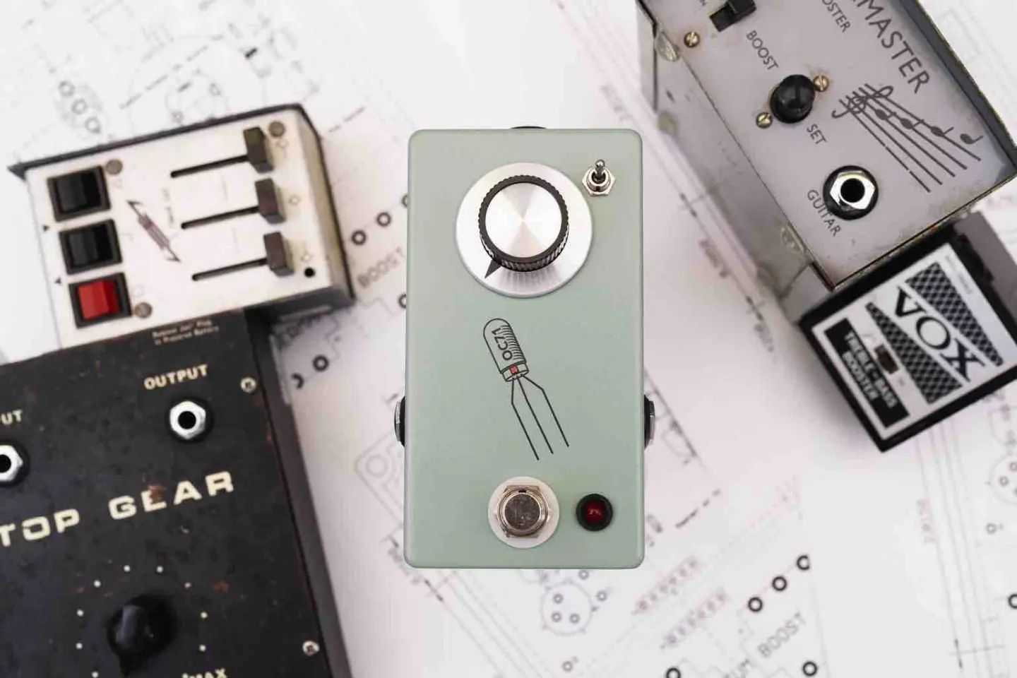 Authentic Rangemaster pedals from the UK