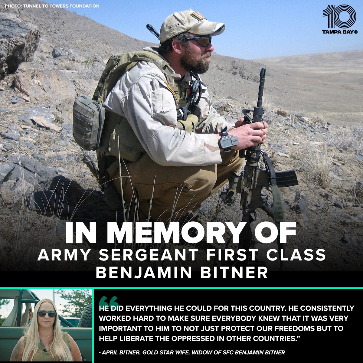 10 - April Binter is a military veteran and Gold Star wife whose ...