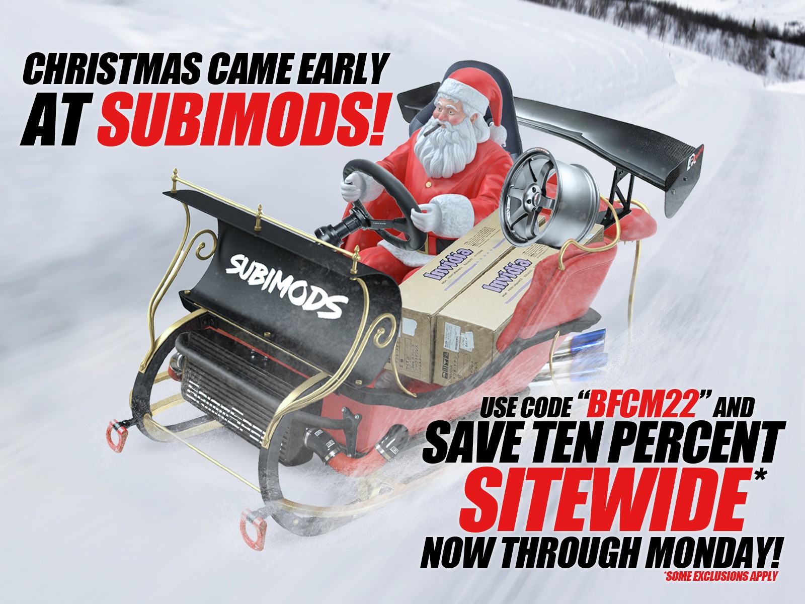 Subimods.com - Our Black Friday / Holiday sale has began!...