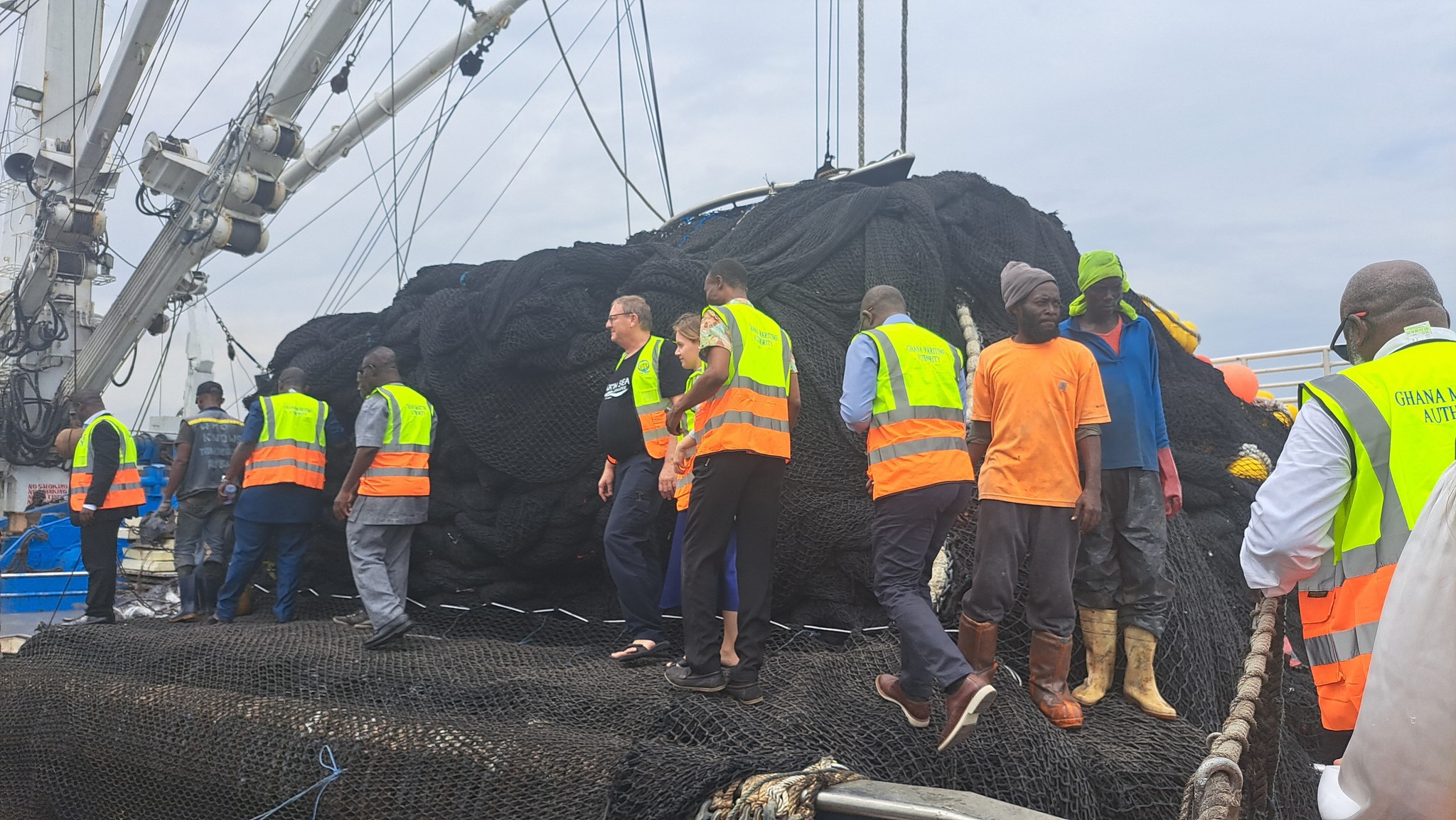Embassy - Vessel inspection at the Tema Fishing Harbour | Facebook