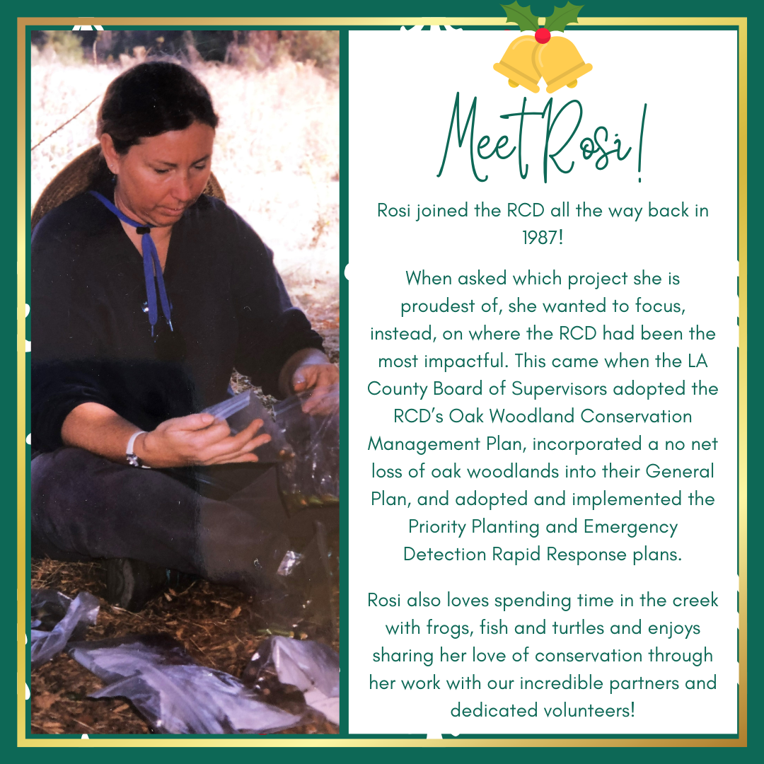 Meet the RCD’s Senior Conservation Biologist, Rosi Dagit! 🌳 Rosi has ...