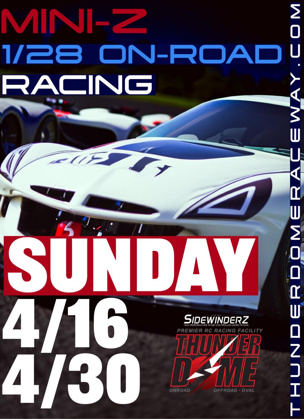 April Race dates are here!... - Sidewinderz Micro Racing | Facebook